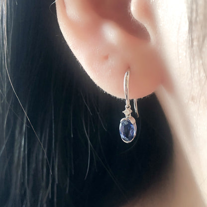 Sapphire Raindrop Earrings