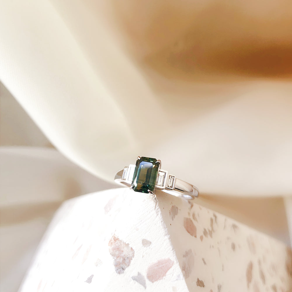 Art Deco Sapphire Ring