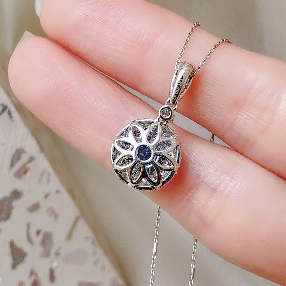 Belle of the Ball Sapphire Pendant