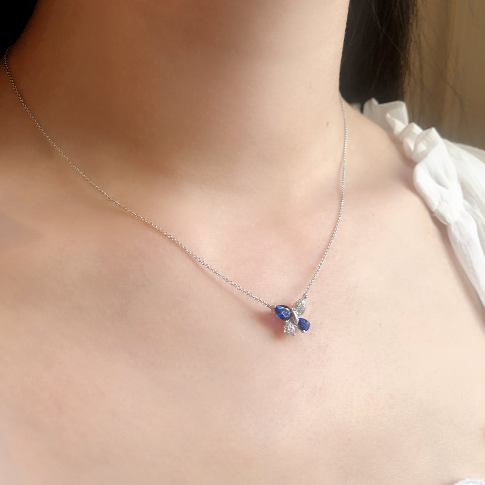 Butterfly Dream Sapphire Pendant