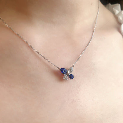 Butterfly Dream Sapphire Pendant