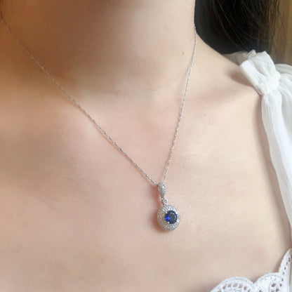 Belle of the Ball Sapphire Pendant