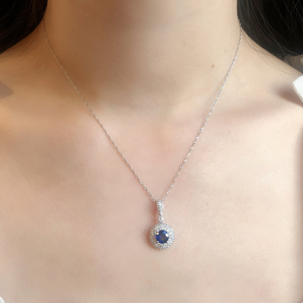 Belle of the Ball Sapphire Pendant
