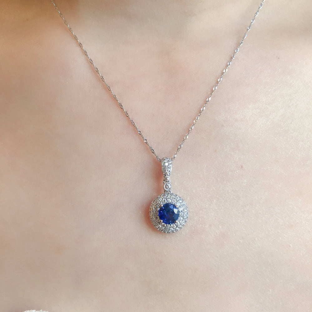 Belle of the Ball Sapphire Pendant