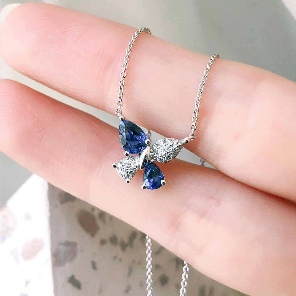 Butterfly Dream Sapphire Pendant
