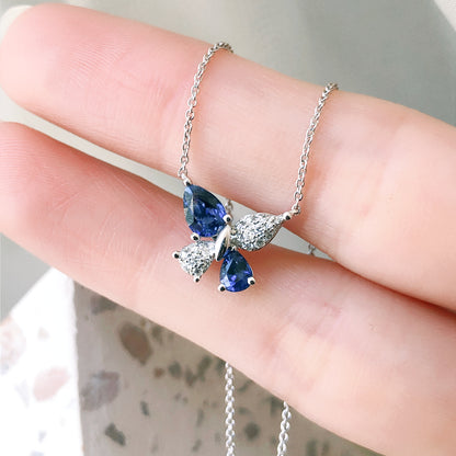Butterfly Dream Sapphire Pendant