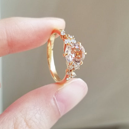 Stargazing Morganite Ring