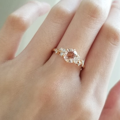 Stargazing Morganite Ring