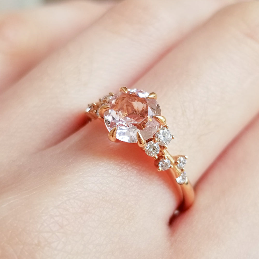 Stargazing Morganite Ring