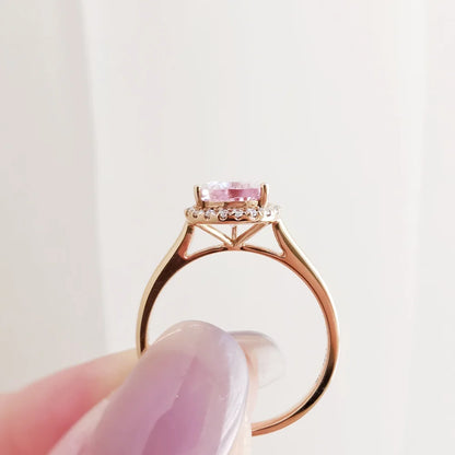 Morganite Morning Dew Ring