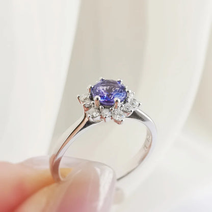 Snowflake Tanzanite Ring