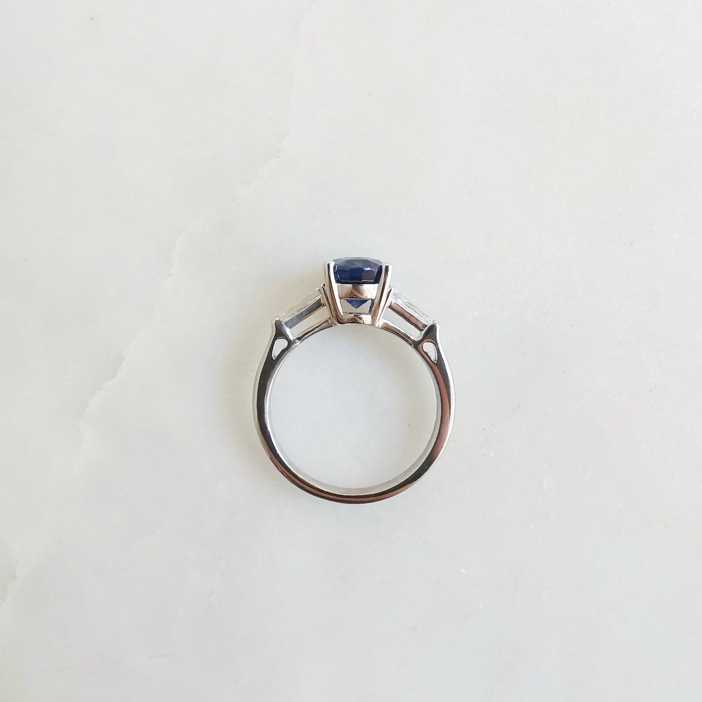 18K Margaret Royal Blue Sapphire Ring - CUSTOM MADE ONLY