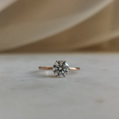 18K "The Diamond Wreath" Moissanite Ring