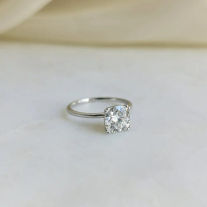 14K "The Pyramid" Moissanite Ring