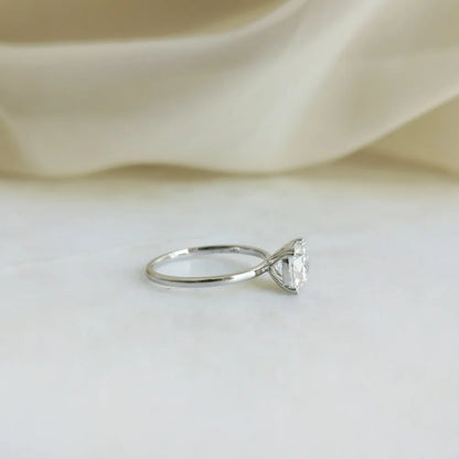 14K "The Pyramid" Moissanite Ring