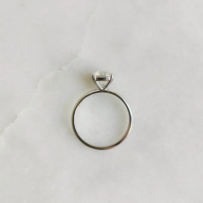 14K "The Pyramid" Moissanite Ring