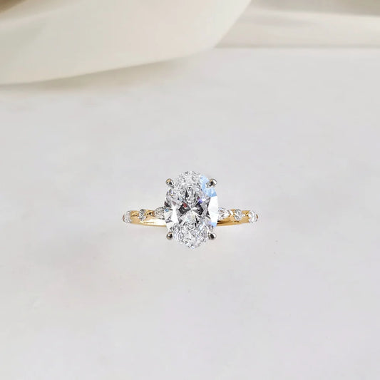 Fraise Solitaire Engagement Ring