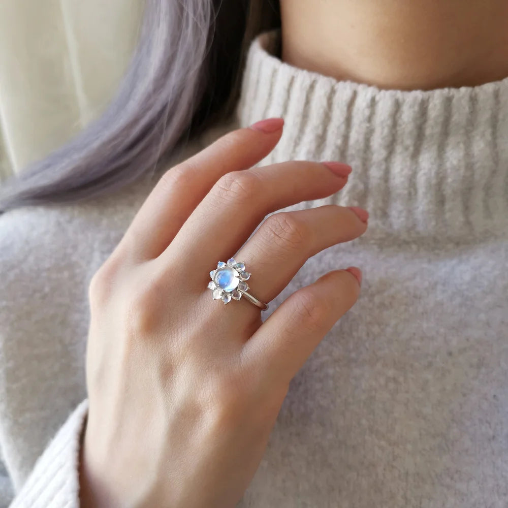 Mystic Moonstone Ring