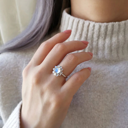 Mystic Moonstone Ring
