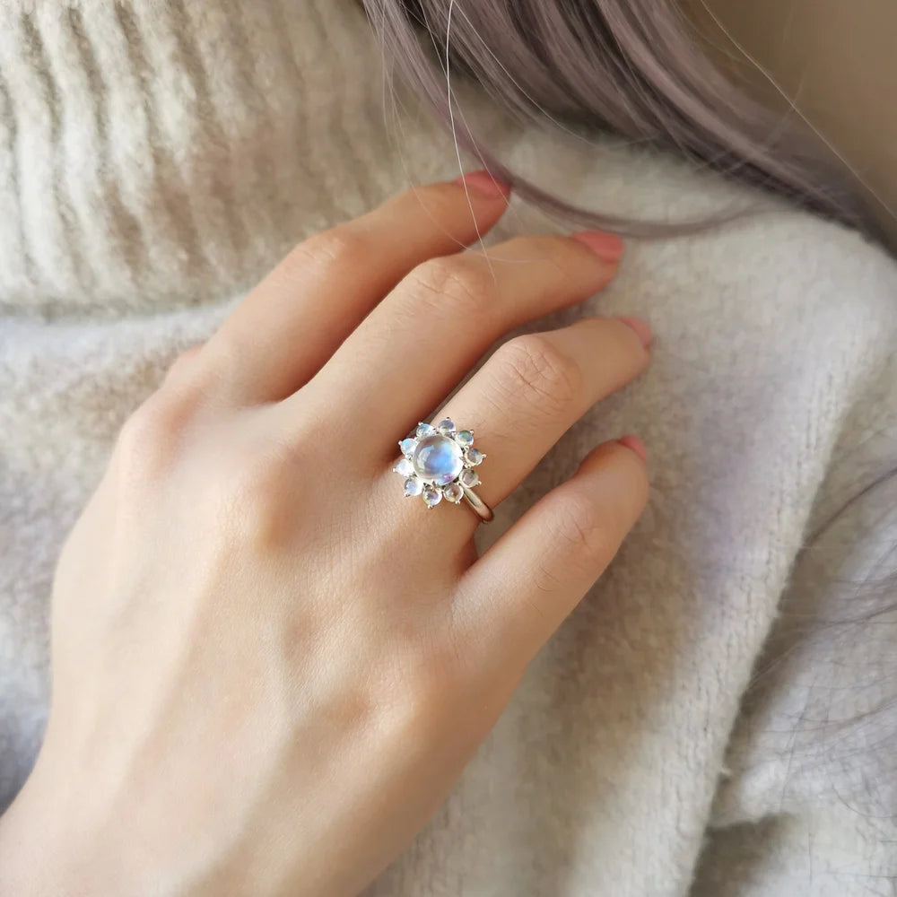 Mystic Moonstone Ring