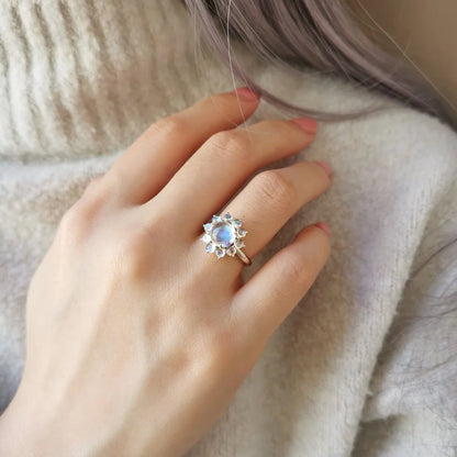 Mystic Moonstone Ring