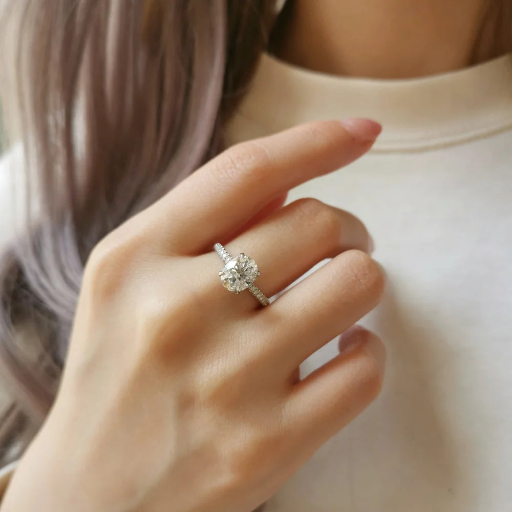 Amelia Moissanite Ring
