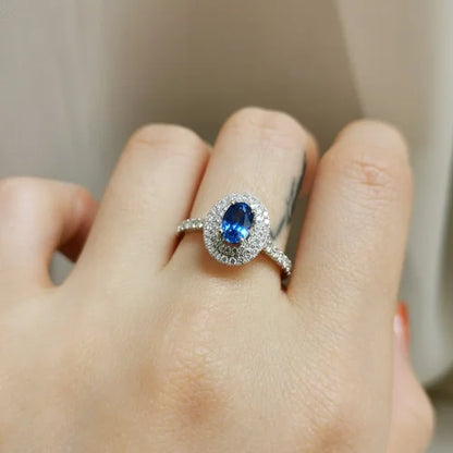 Caterina Blue Sapphire Ring