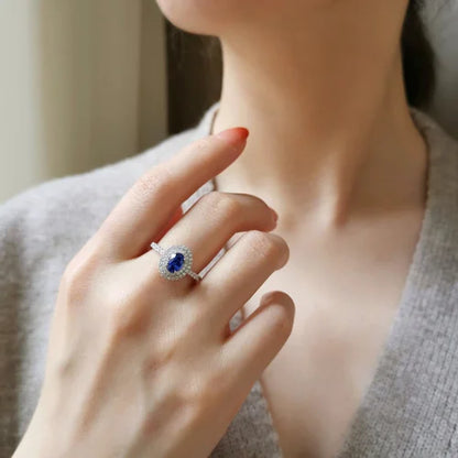 Caterina Blue Sapphire Ring