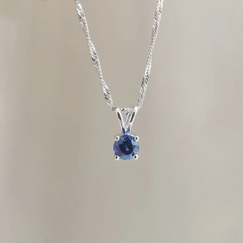 Elena  Sapphire Pendant