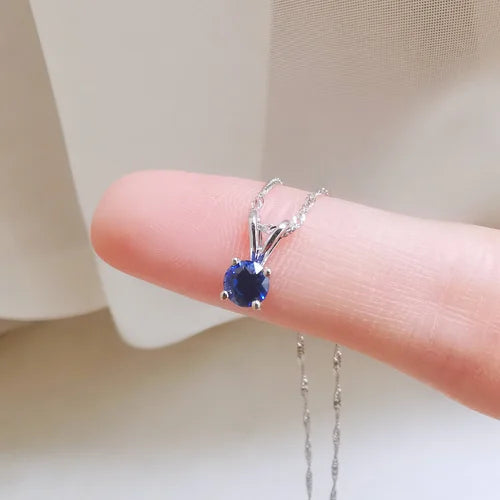 Elena  Sapphire Pendant