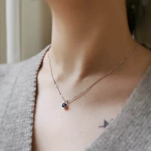 Elena  Sapphire Pendant