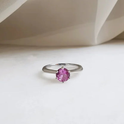 Sienna Pink Sapphire Ring