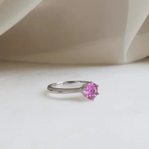 Sienna Pink Sapphire Ring