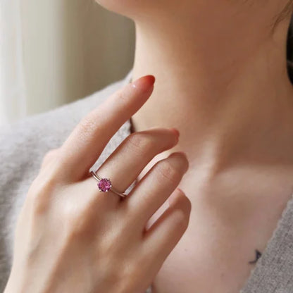 Sienna Pink Sapphire Ring