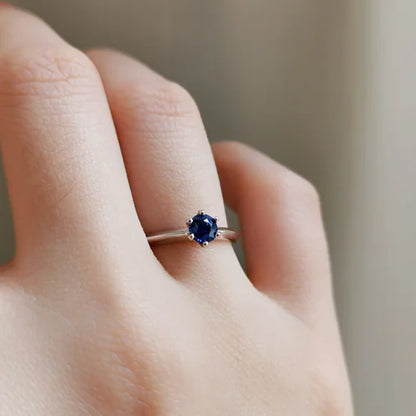 Gemma Blue Sapphire Ring