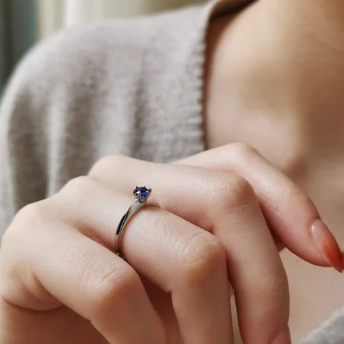 Gemma Blue Sapphire Ring