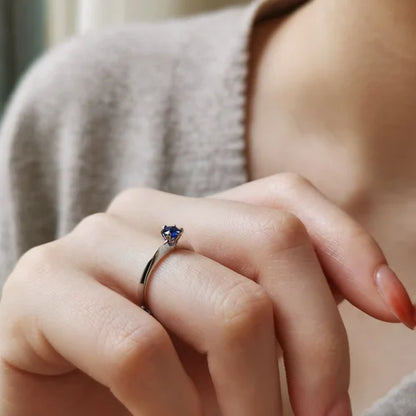 Gemma Blue Sapphire Ring