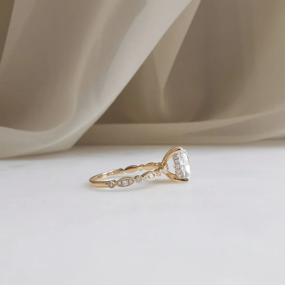 Scarlett Cushion Lab-grown Diamond Ring