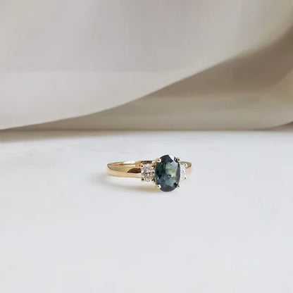 Ava Green Sapphire Ring