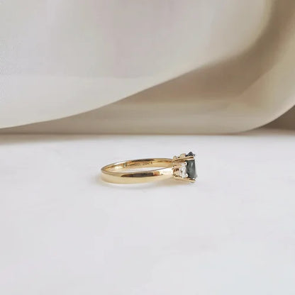 Ava Green Sapphire Ring