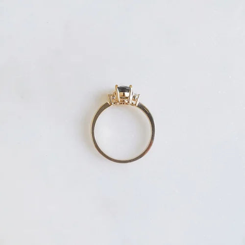 Ava Green Sapphire Ring