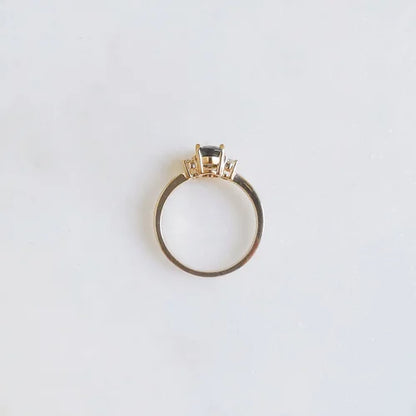 Ava Green Sapphire Ring