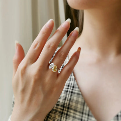 18K “You & Me” Moissanite Ring