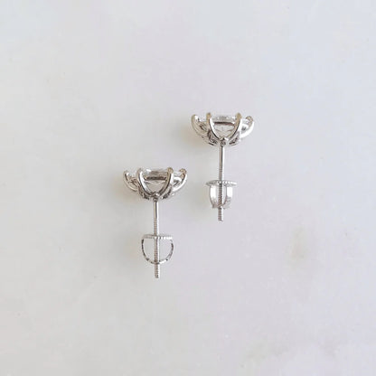 18K Marquise Lab-grown Diamond Studs