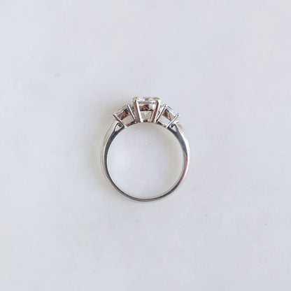 The Audrey Round Moissanite Ring