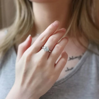 18K Kenolee Moissanite Ring