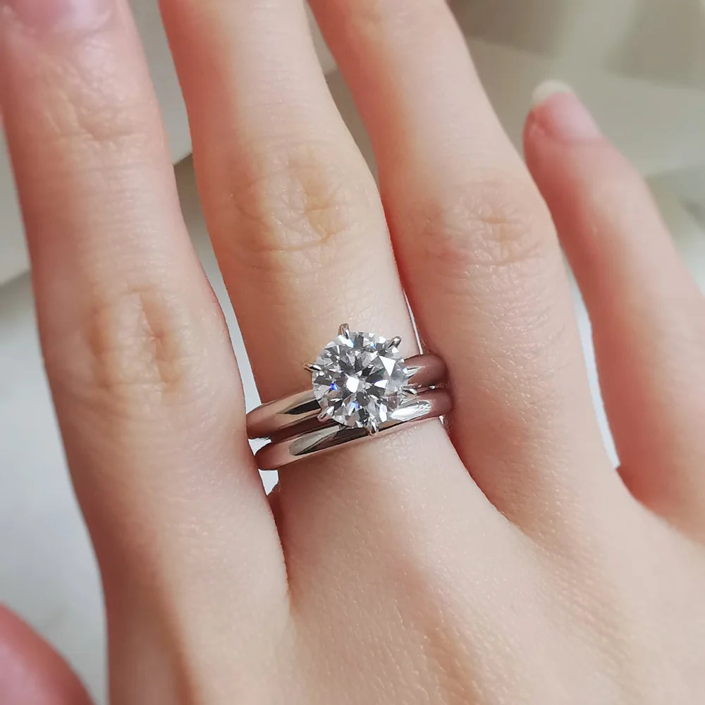 18K Kenolee Moissanite Ring