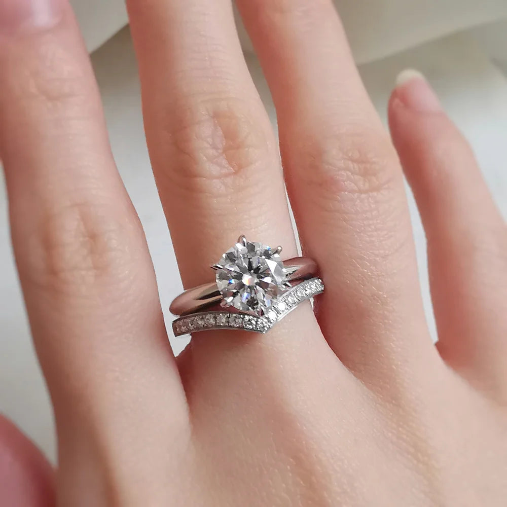 18K Kenolee Moissanite Ring