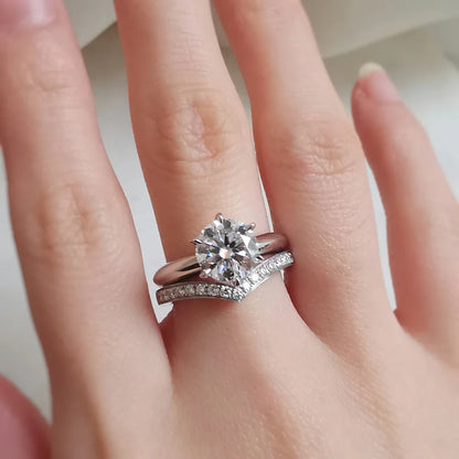 18K Kenolee Moissanite Ring