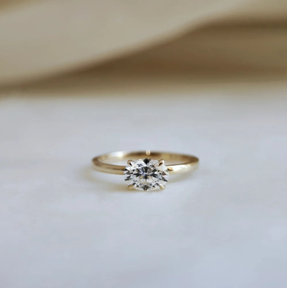 14K Genesis Moisssanite Ring